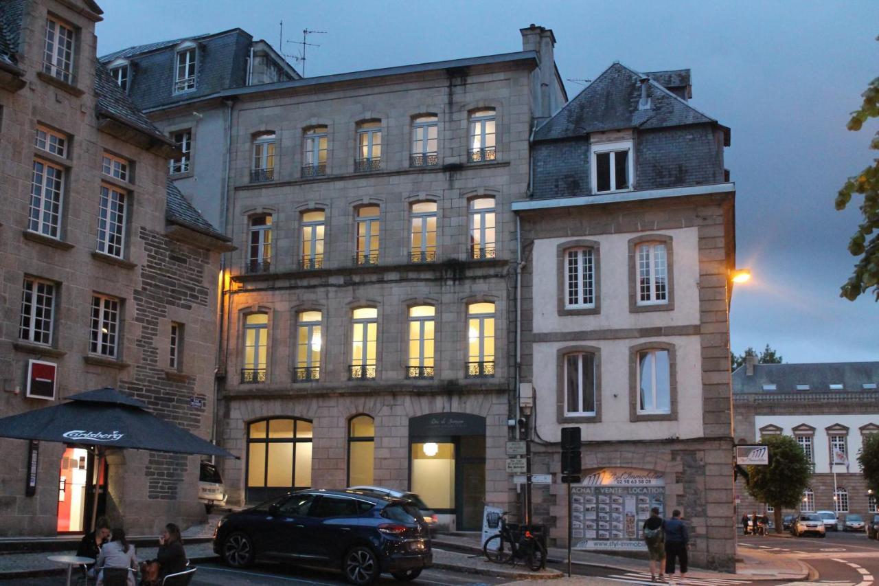 Duc De Bretagne Luxury Apparthotel Morlaix Exteriör bild
